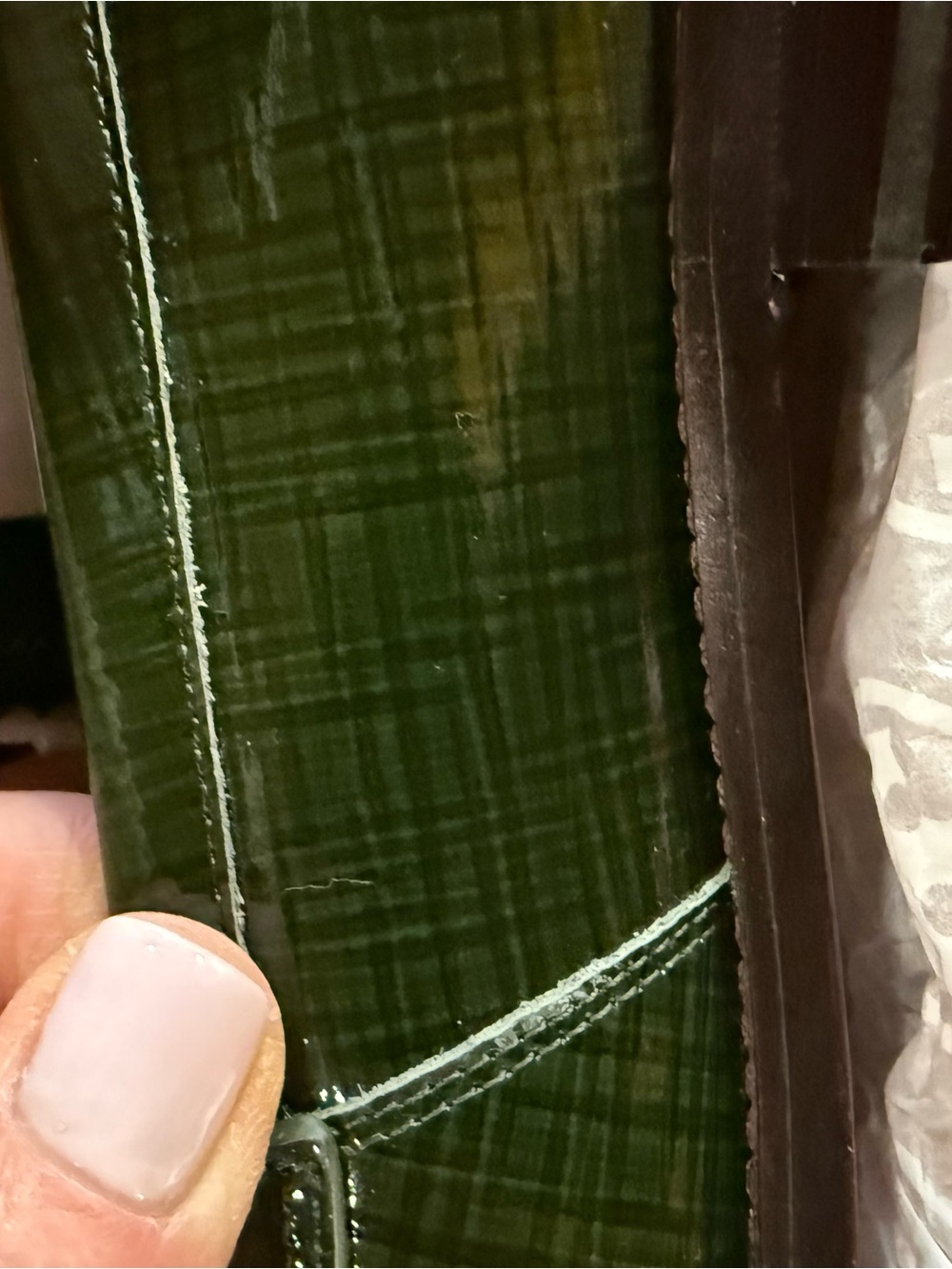 Tory Burch Textured Patent Leather Classic Loafers Dark Everglade Green size 10M - Picture 13 of 16